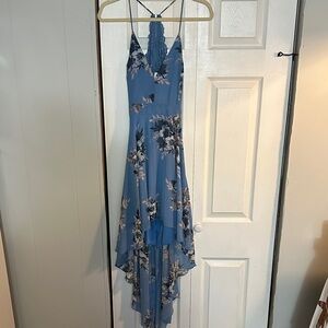 Windsor Floral Blue Maxi Dress